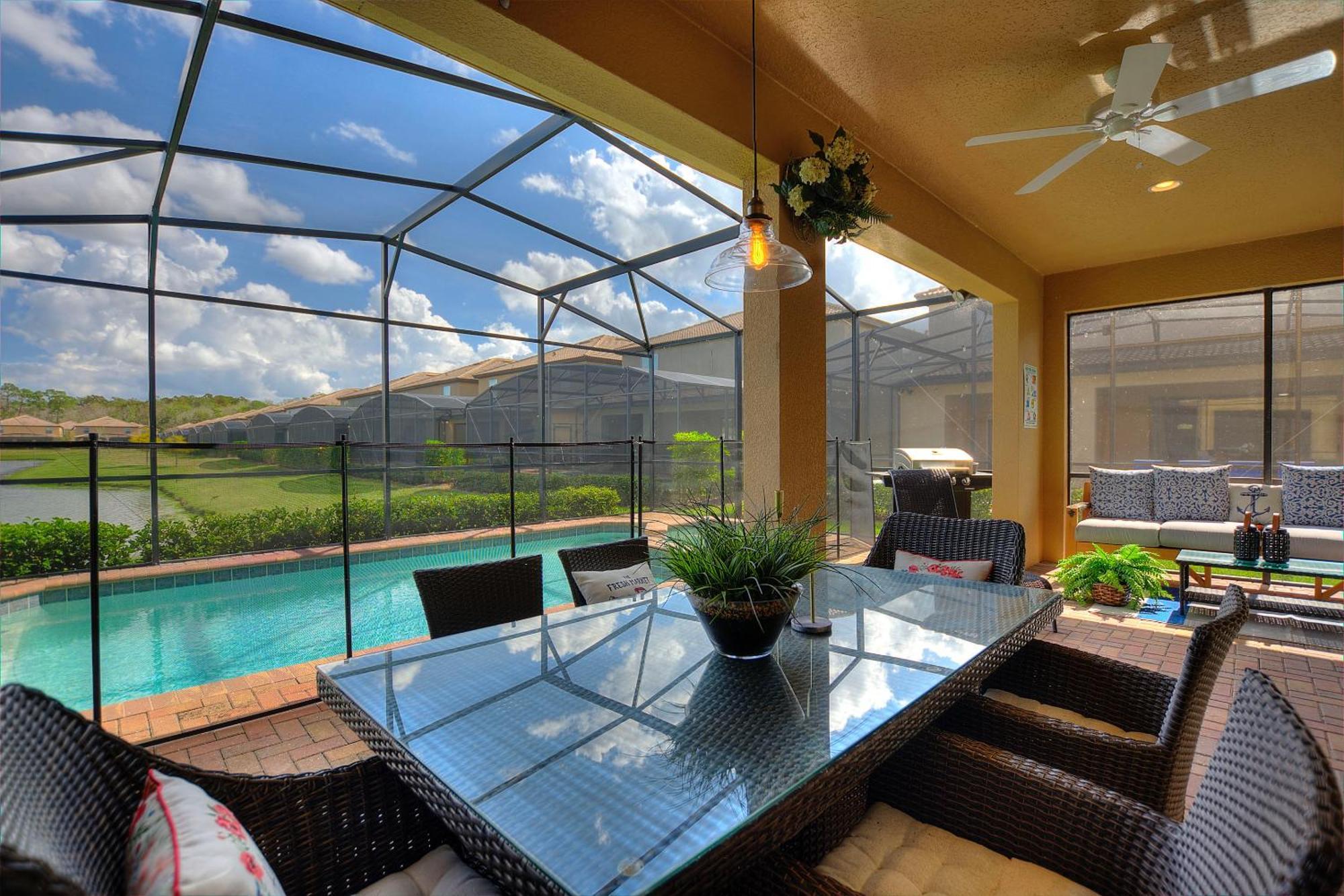 Stylish Cozy Family Getaway With Private Pool And Lake View Киссимми Экстерьер фото