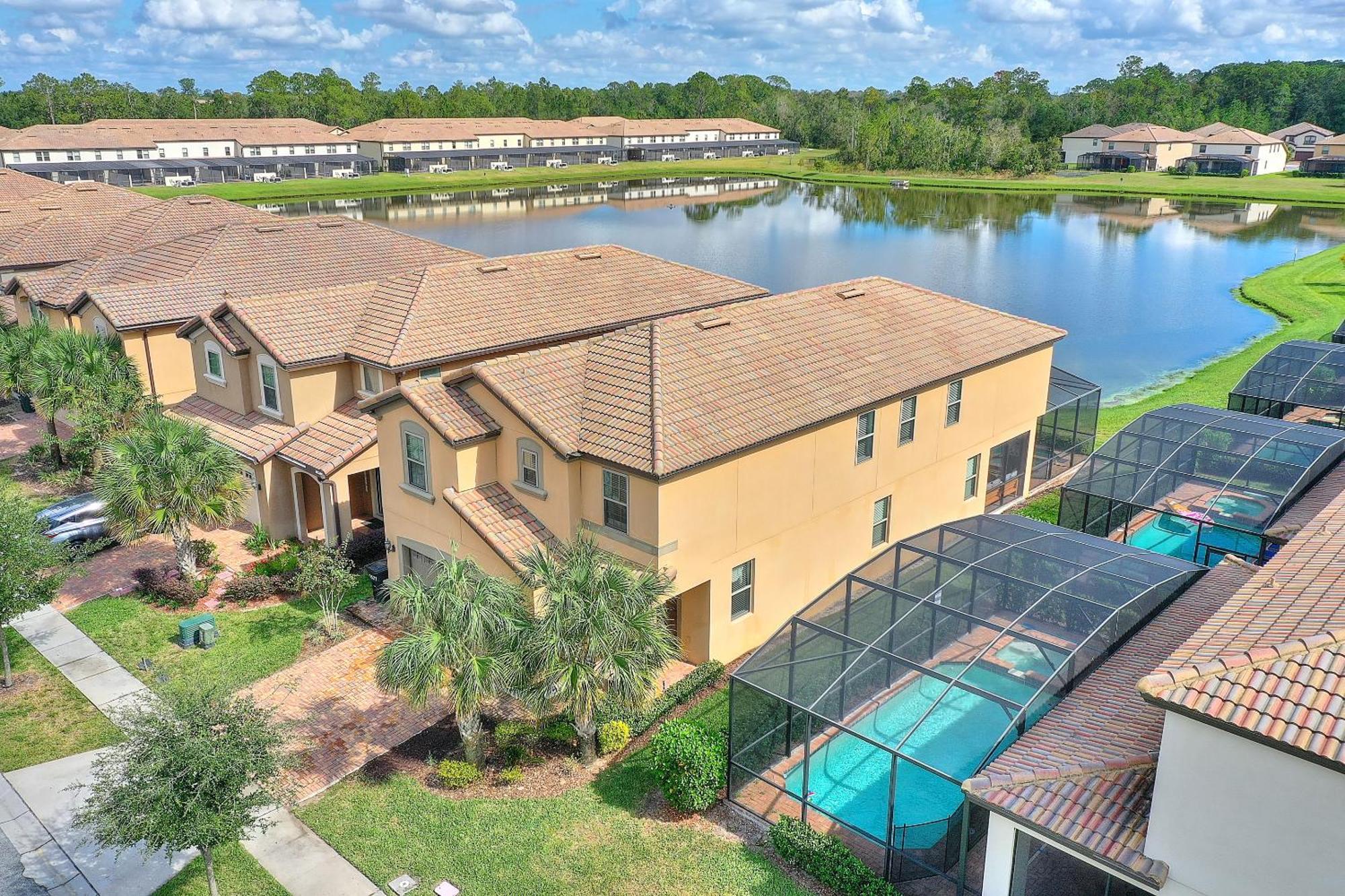 Stylish Cozy Family Getaway With Private Pool And Lake View Киссимми Экстерьер фото